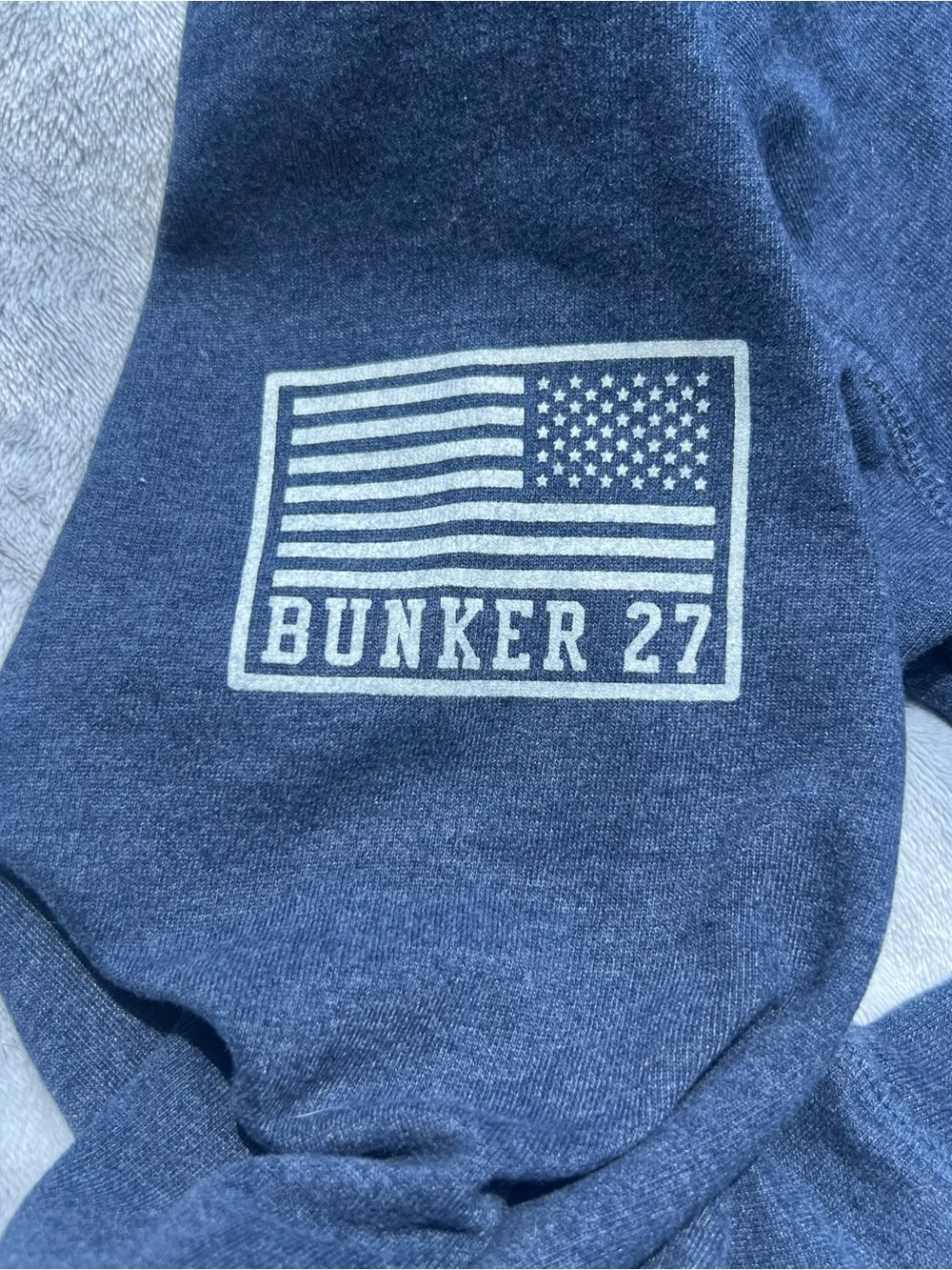 Bunker27 Navy Air Force Hoodie - Picture 5 of 6